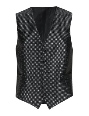 Five Button Textured Waistcoat Image 2 of 3
