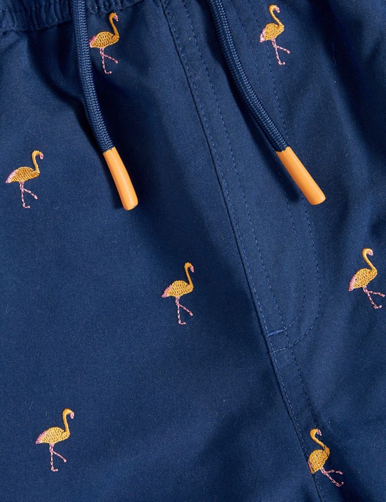Flamingo Embroidered Swim Shorts (6-16 Yrs) 6 of 6