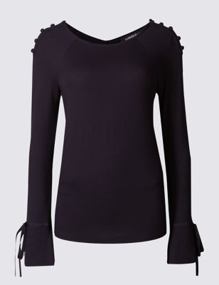 Flared Cuff Sleeve T-Shirt | Limited Edition | M&S