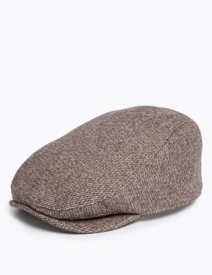 m&s mens flat caps