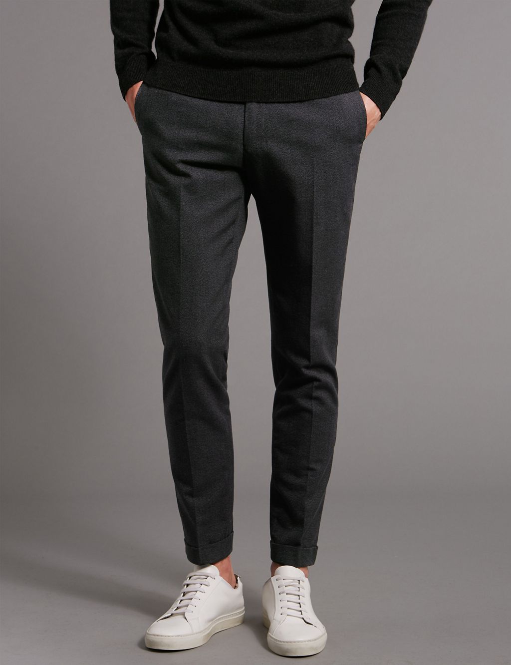 Flat Front Tailored Fit Chinos 3 of 3