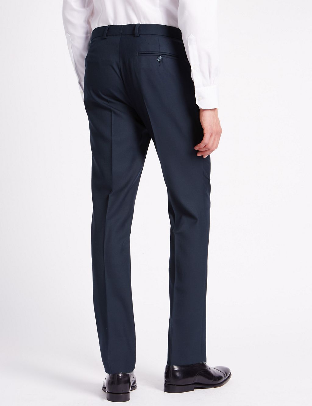 Flat Front Trousers with Wool 2 of 3