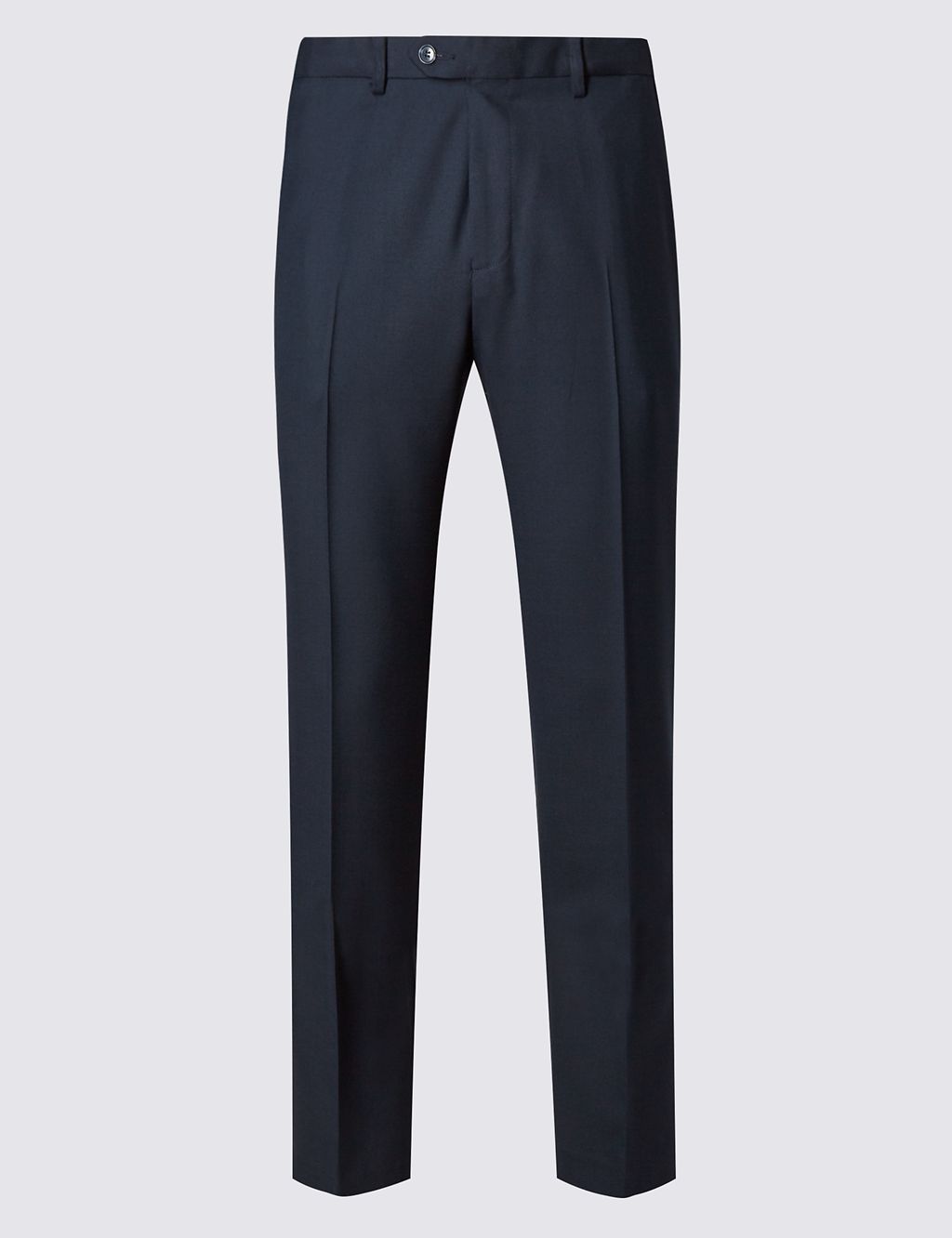 Flat Front Trousers with Wool 1 of 3