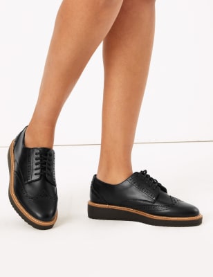 flatform shoes black