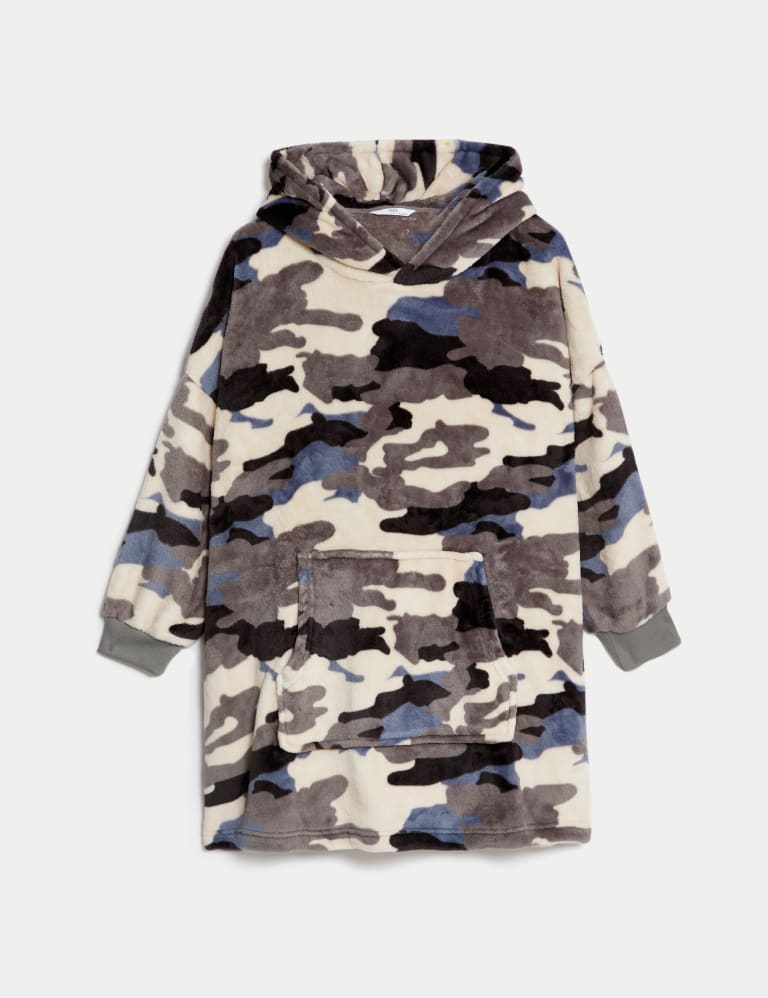 Fleece Camouflage Oversized Hoodie (7-16 Yrs) 2 of 5