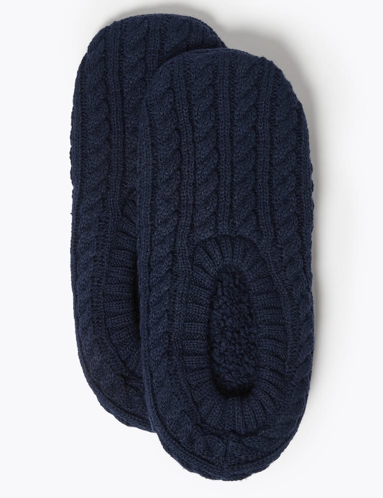 Fleece Chunky Slipper Socks M S Collection M S