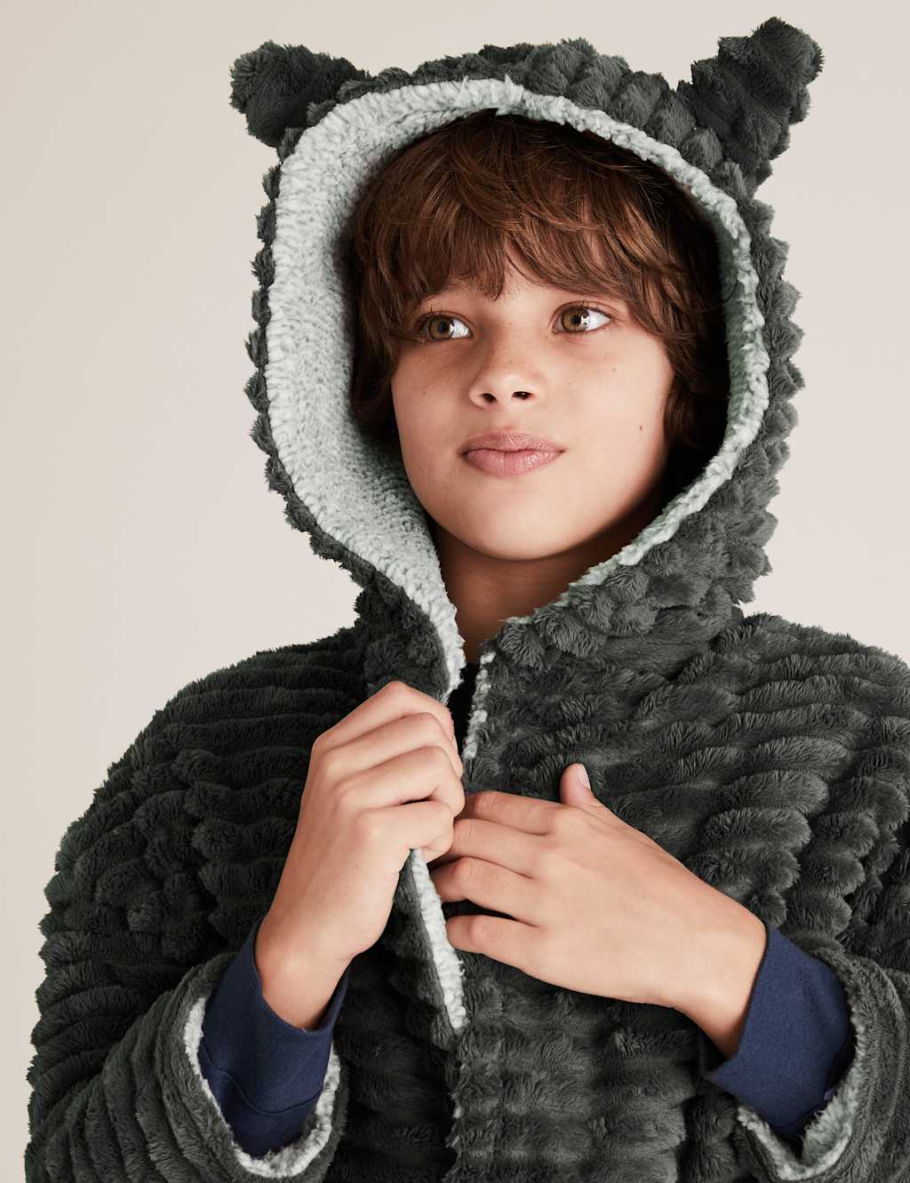 Fleece Dressing Gown (616 Yrs ) M&S