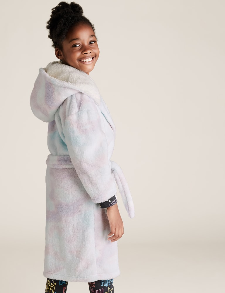 Fleece Dressing Gown 6 16 Yrs M S