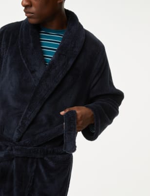 Mens towelling dressing deals gown m&s