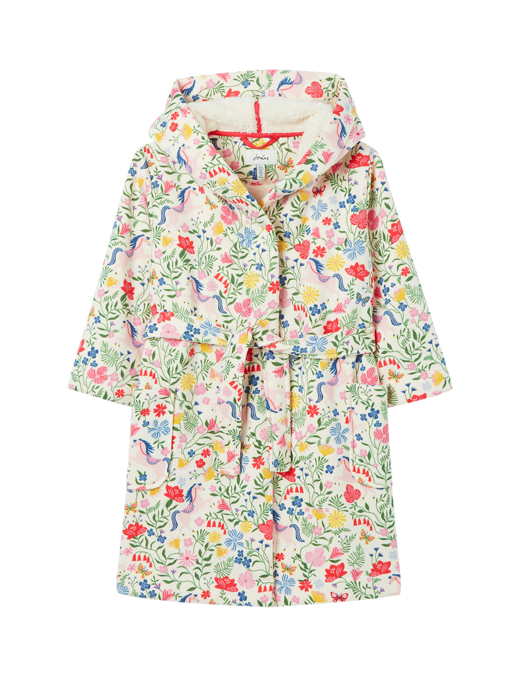 Fleece Floral Horse Dressing Gown (112 Yrs) Joules M&S