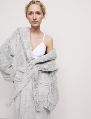 Marks and spencer 2025 ladies fleece dressing gowns