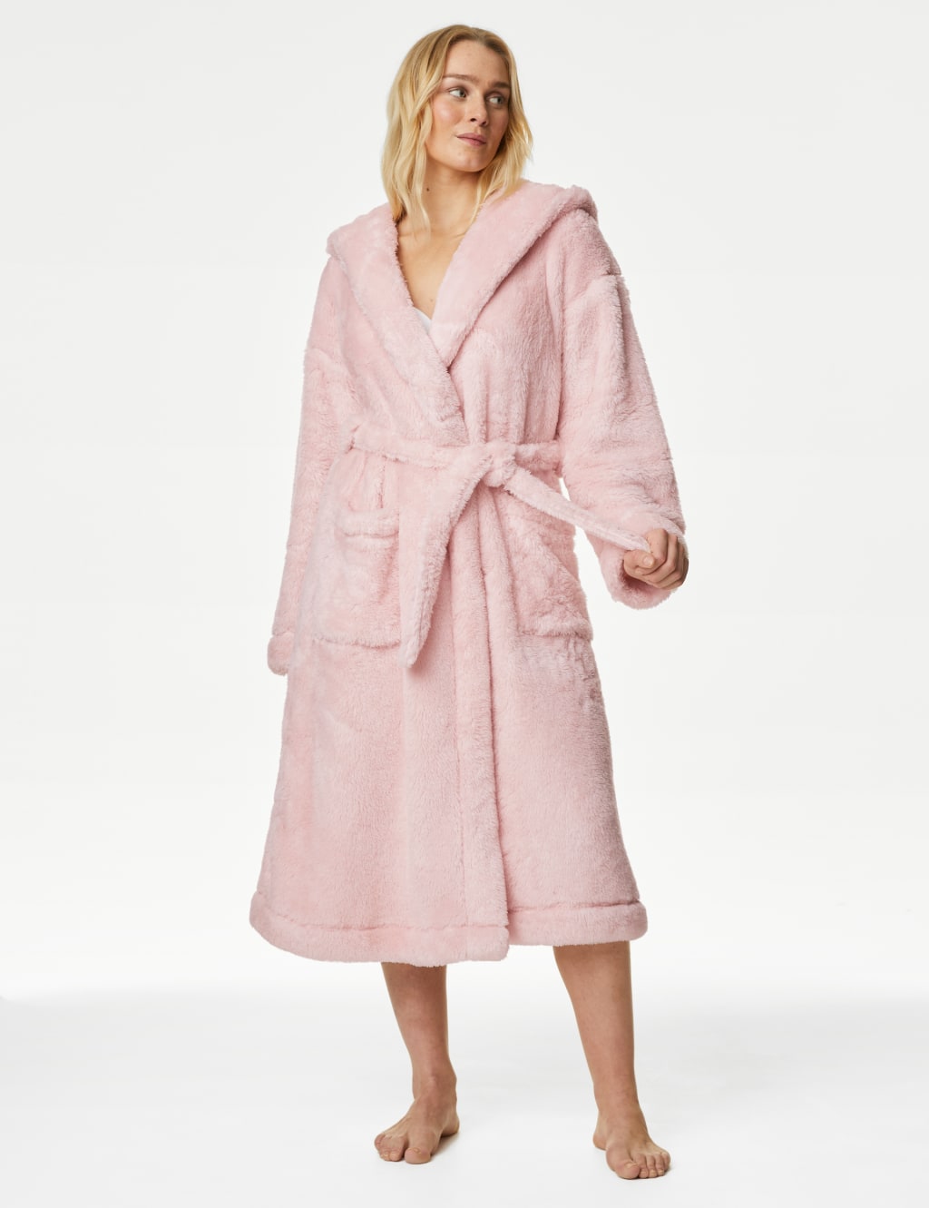 M&s fleece dressing gown new arrivals