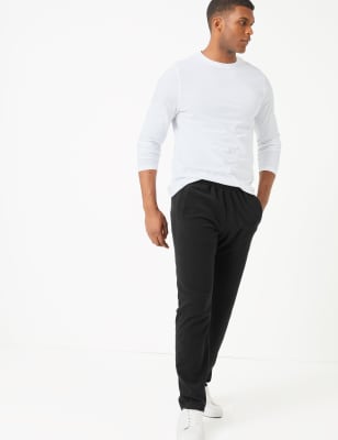 m and s mens fleece joggers