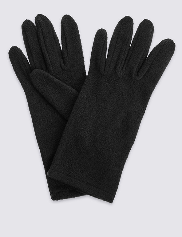 Fleece Knitted Gloves Image 1 of 2