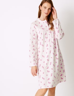 marks and spencer fleece nightdress