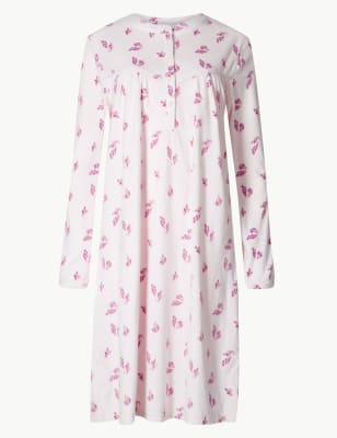 marks and spencer fleece nightdress