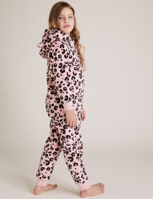 Leopard best sale fleece onesie