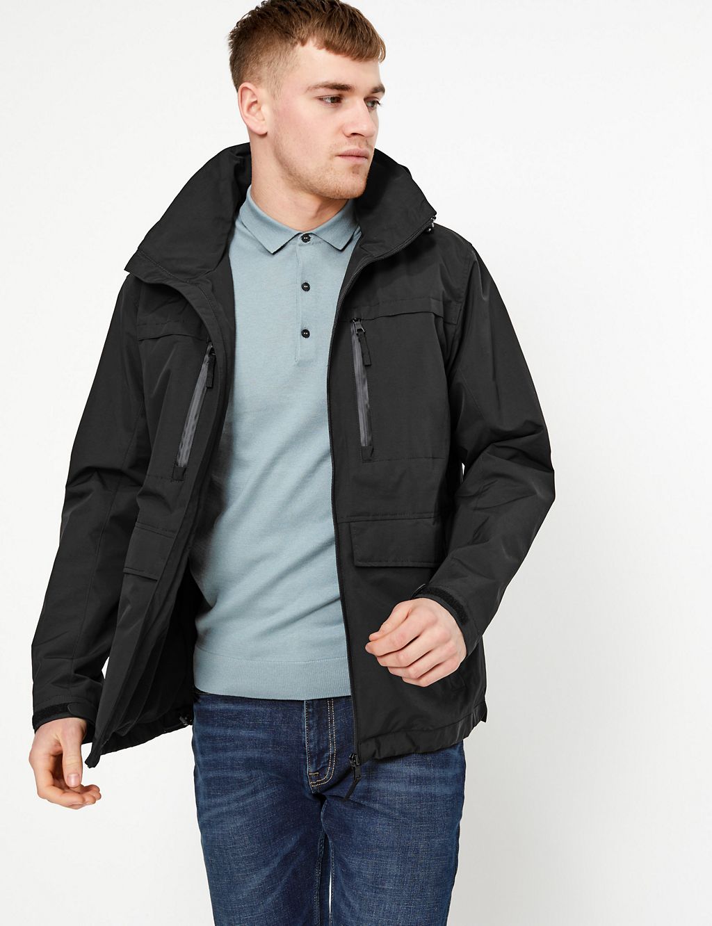 Fleece Lined Jacket with Stormwear™ 2 of 7