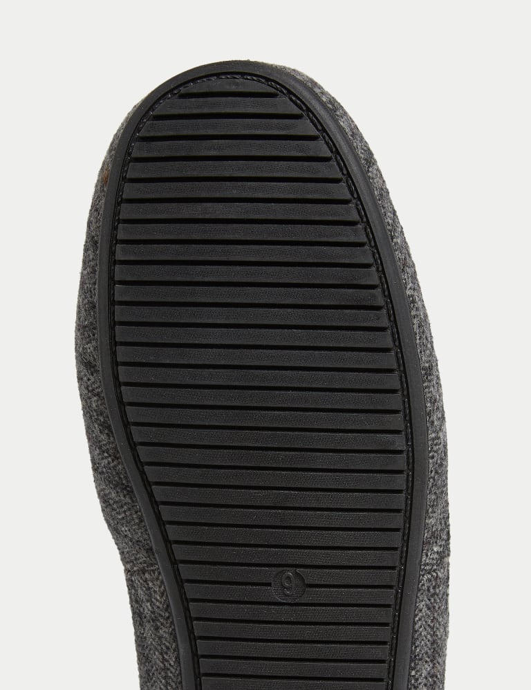 Fleece Lined Moccasin Slippers
