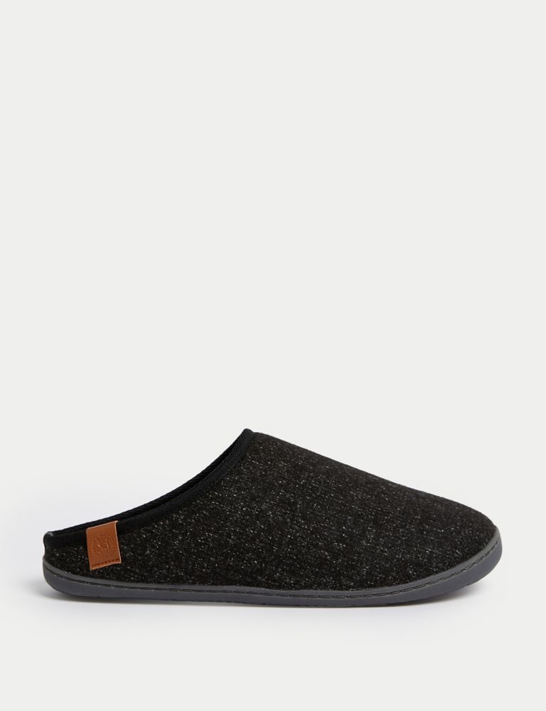 Fleece Lined Mule Slippers with Freshfeet™ | M&S Collection | M&S