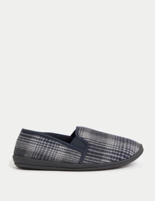 Marks and spencer mens slippers sales wide fit