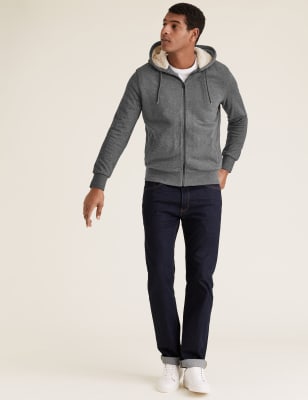 wool lined sweatshirt