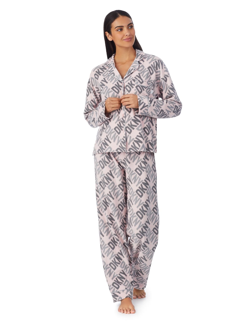 Dkny flannel pajamas hot sale
