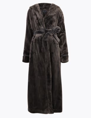 m&s dressing gown with zip