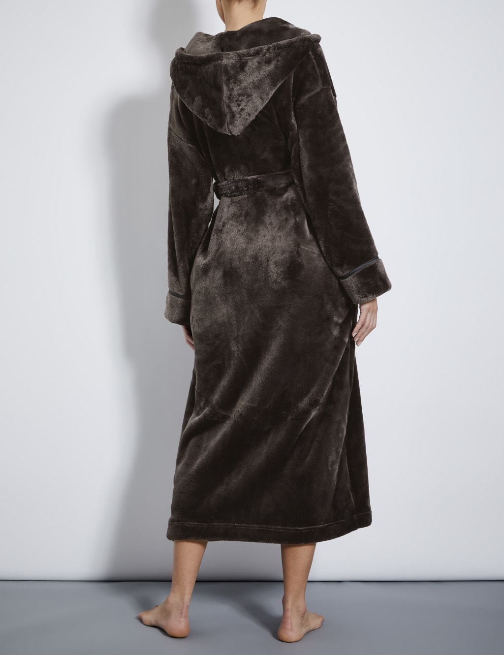 Fleece Long Dressing Gown ROSIE M&S