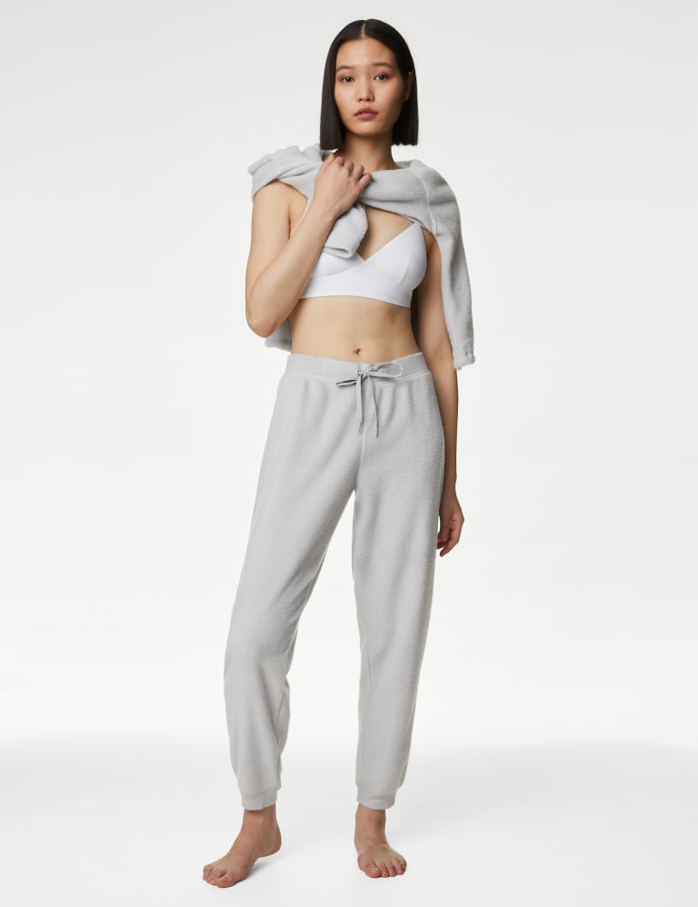 YOURS Plus Size Light Grey Cuffed Stretch Joggers