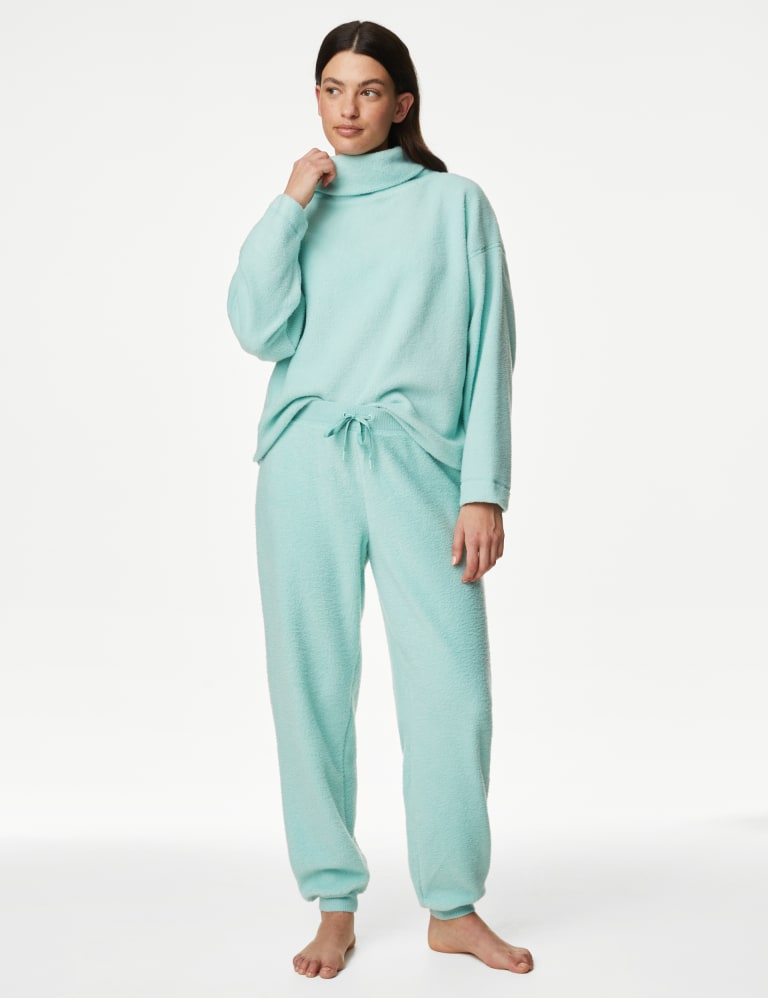 Marks and spencer fleece joggers 2025