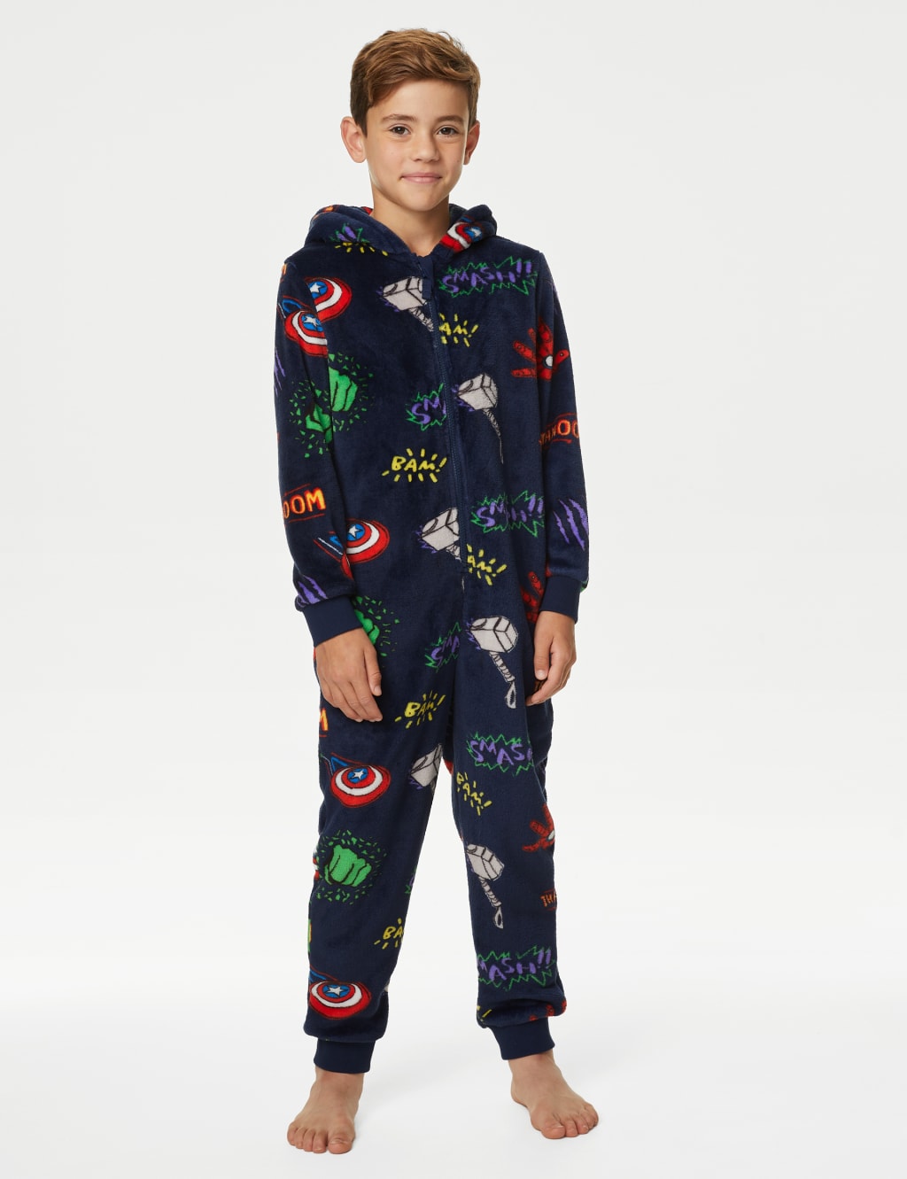 Fleece Marvel Onesie 3 12 Yrs M S Collection M S