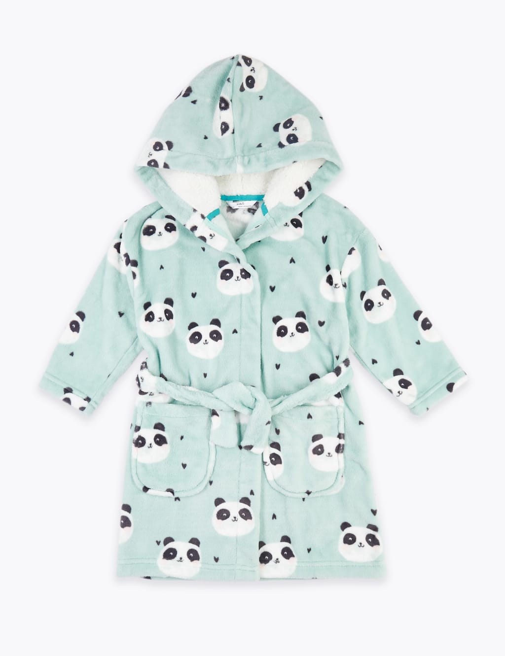 Fleece Panda Print Dressing Gown (17 Yrs) M&S