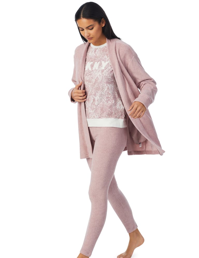 Dkny fleece cheap tights