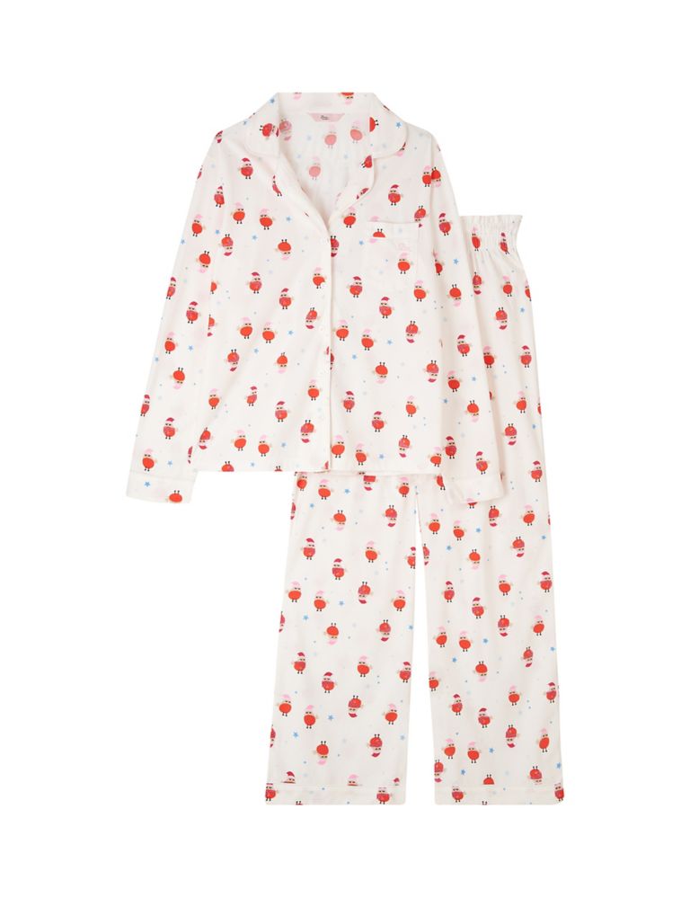 Fleece Robin Print Pyjama Set | Boux Avenue | M&S
