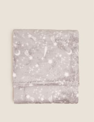 M&s fleece online throw