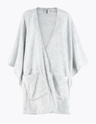 m&s white dressing gown