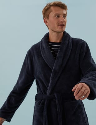m&s towelling bathrobe