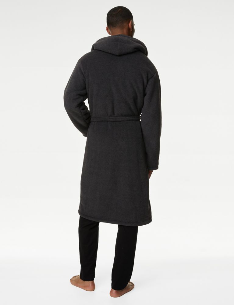 Fleece Supersoft Hooded Dressing Gown 5 of 5