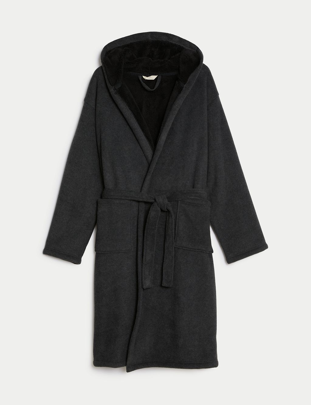 Fleece Supersoft Hooded Dressing Gown 1 of 5