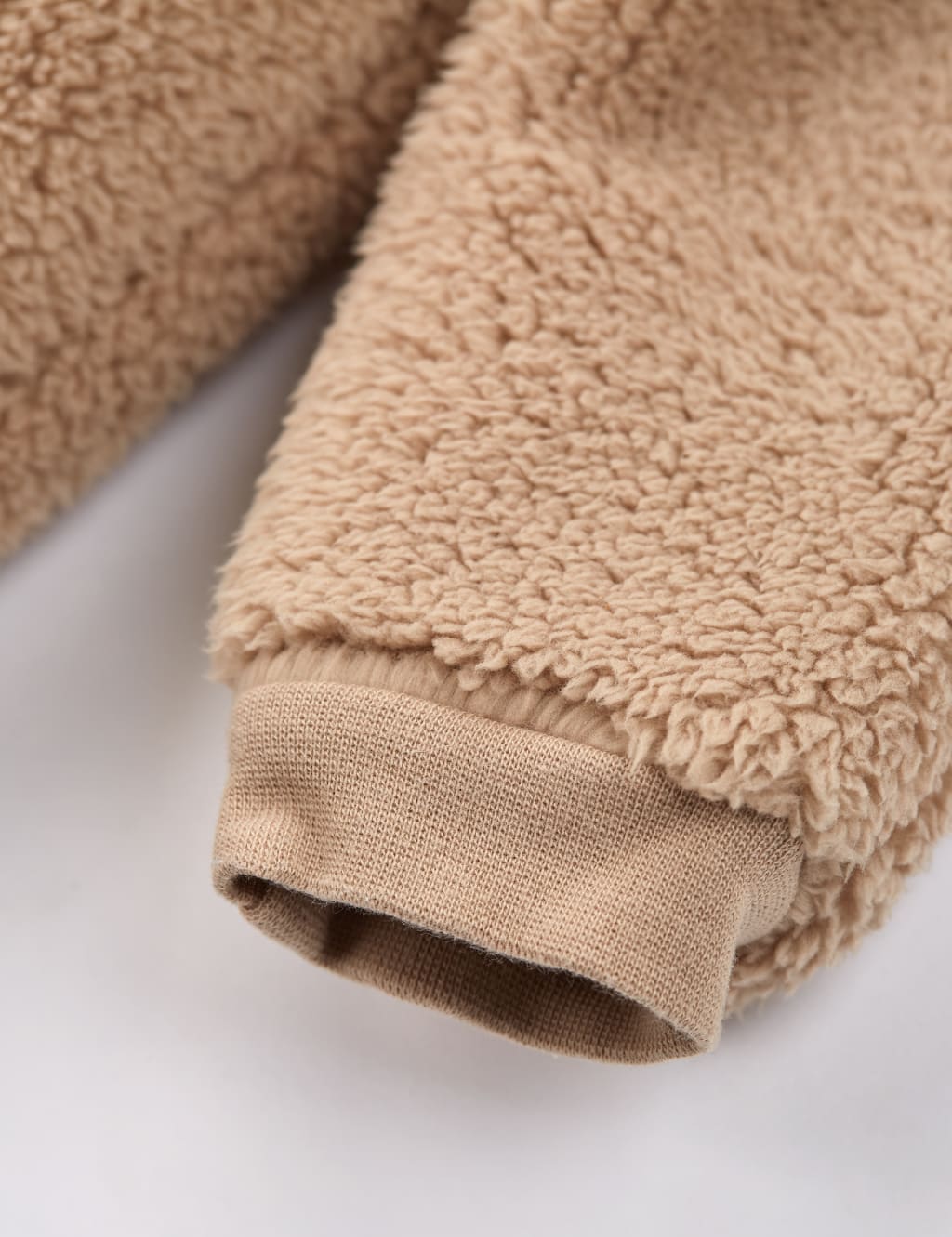 Fleece Teddy Bear Pramsuit (0 24 Mths) Frugi M&S