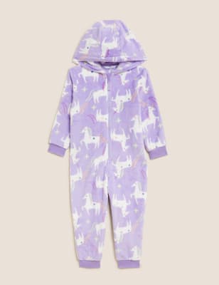 Unicorn hooded onesie clearance