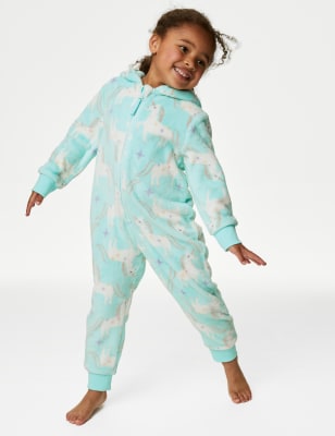 Fleece Unicorn Onesie 1 7 Yrs M S Collection M S