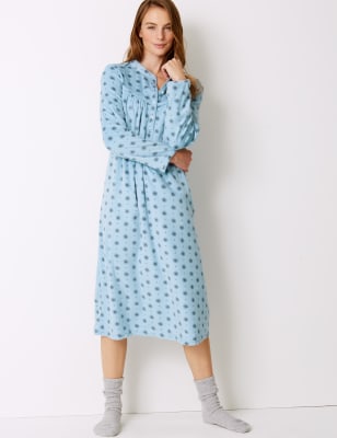 marks and spencer long sleeve nightdress