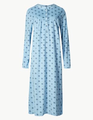 marks and spencer long sleeve nightdress