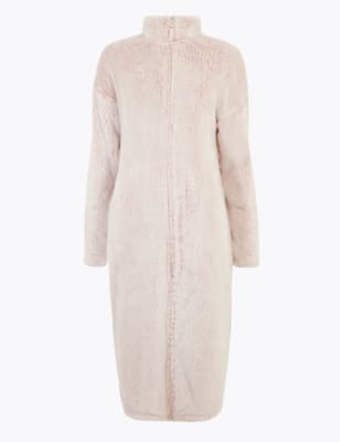 m&s dressing gown with zip