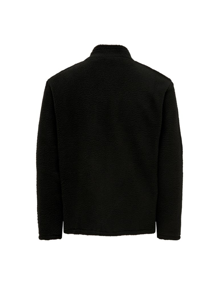 Fleece Zip Up Funnel Neck Jacket | ONLY & SONS | M&S
