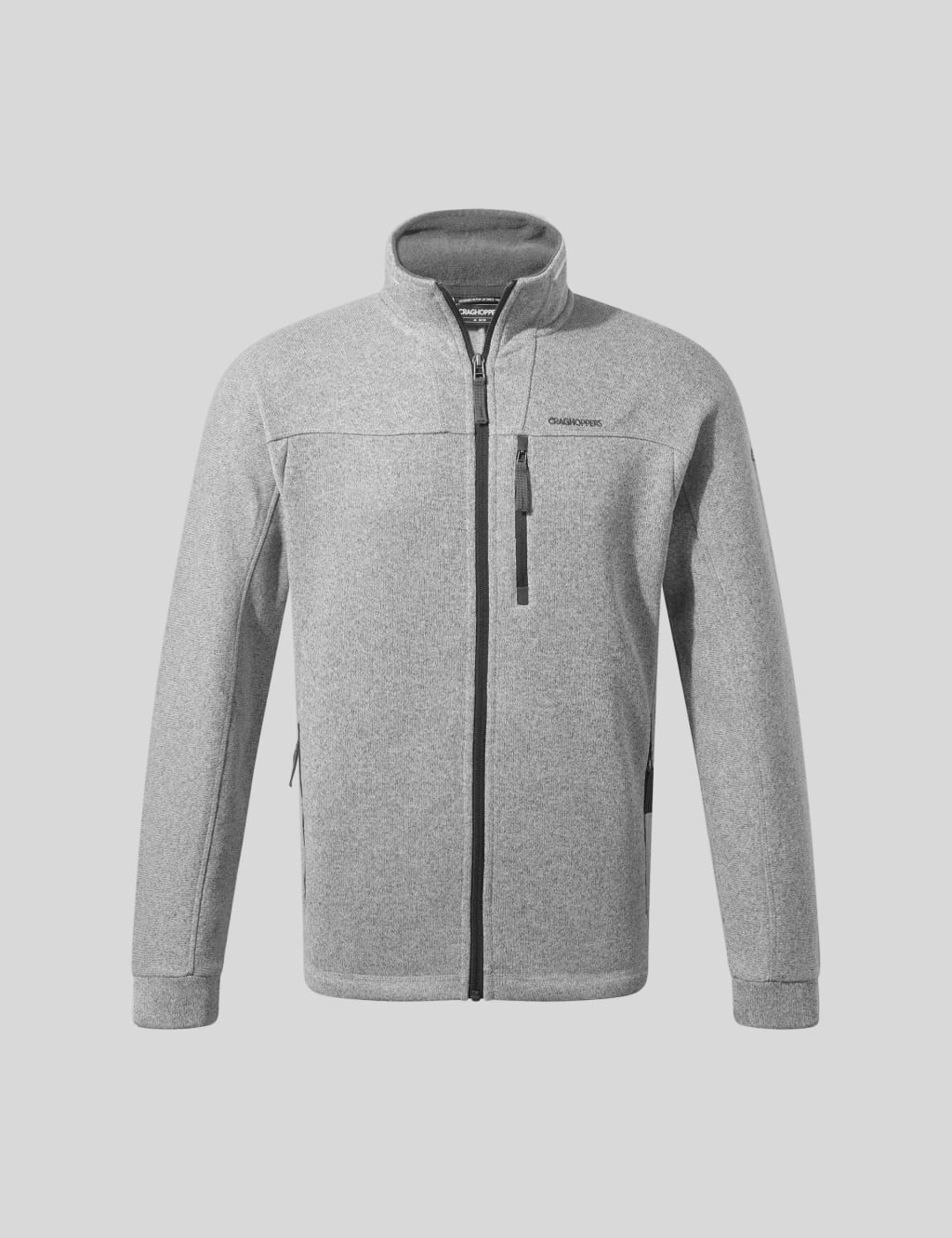 Fleece Zip Up Funnel Neck Jacket 1 of 10