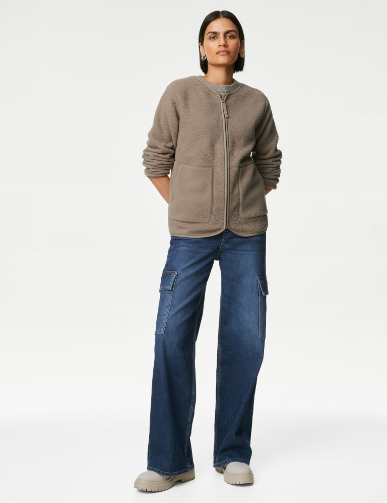 Fleece Zip Up Jacket