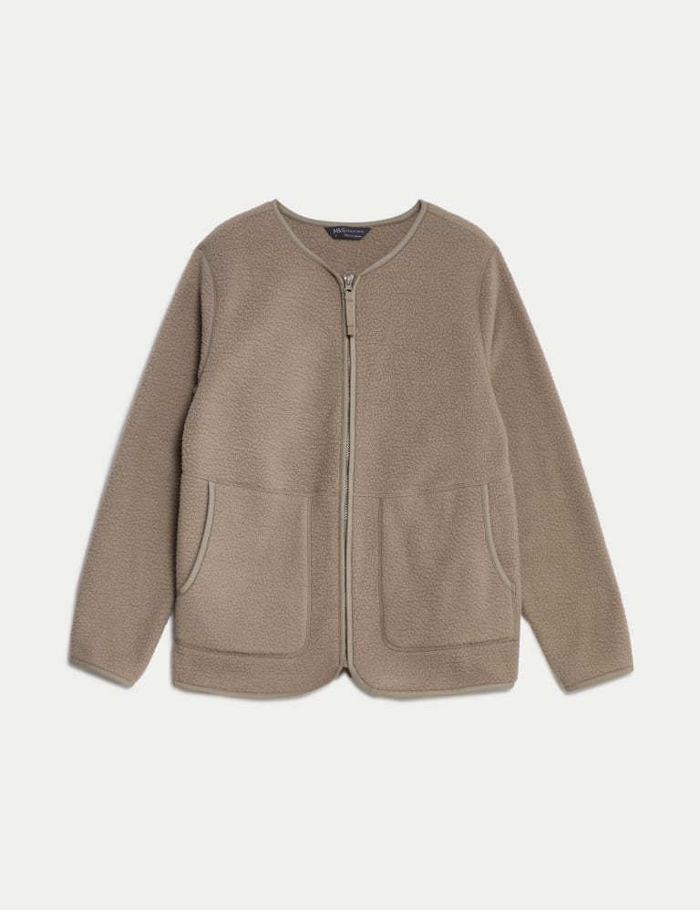 Ladies fleece jackets clearance m&s